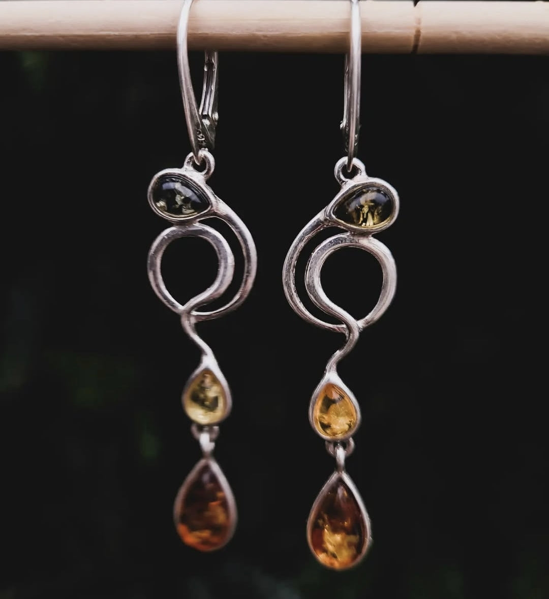 Boucles d'oreilles Organiques